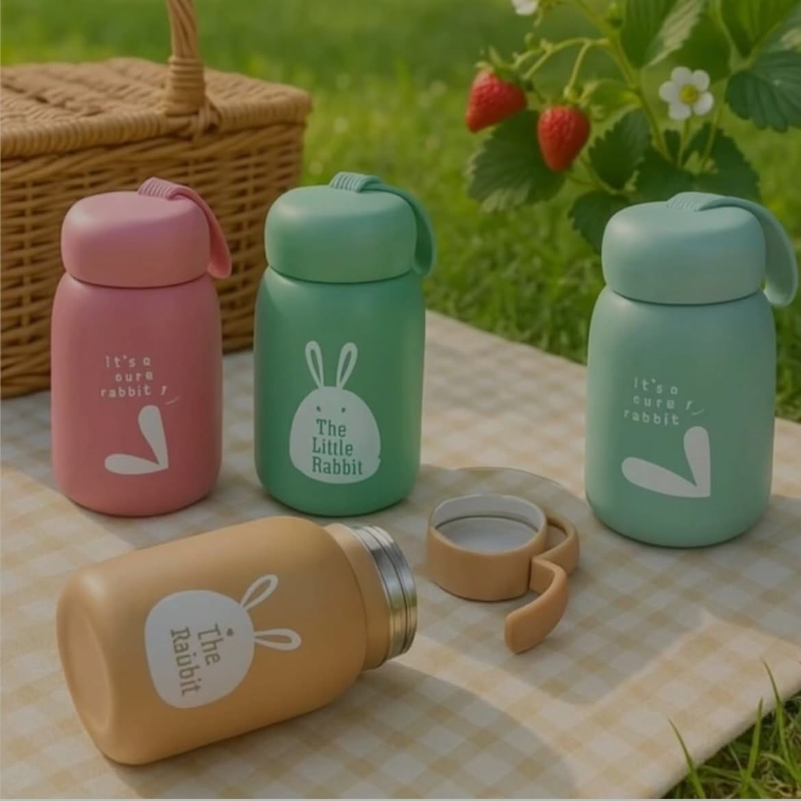 Little Rabbit Printed water bottle