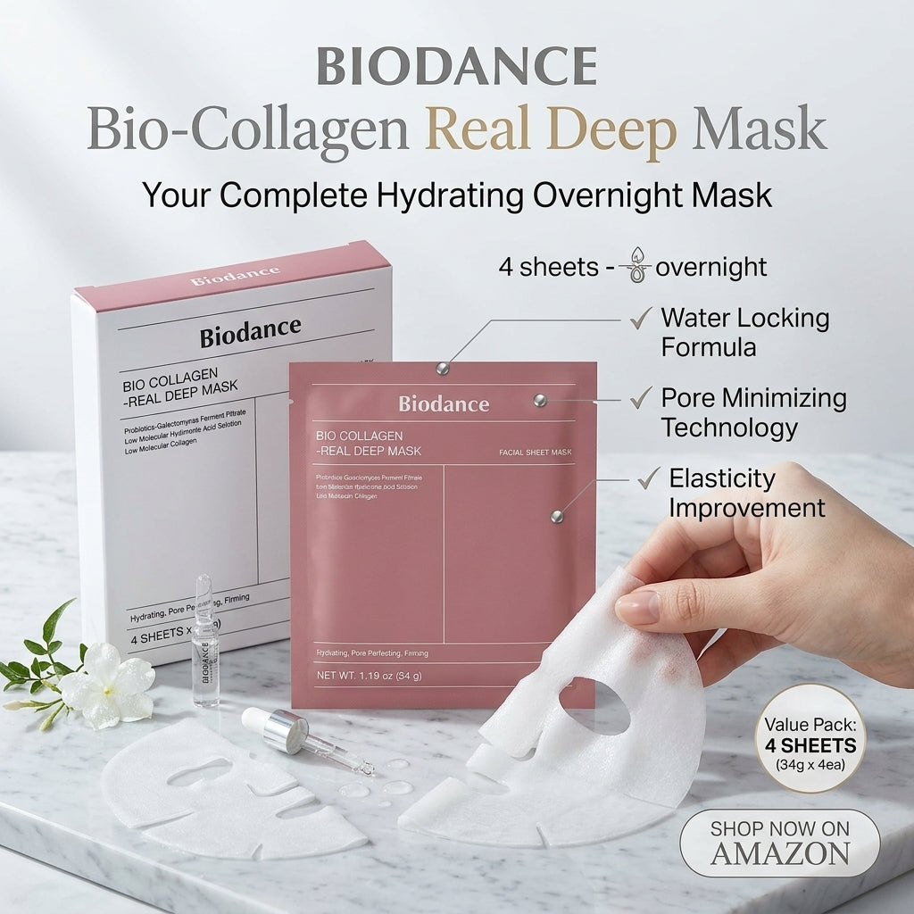 Bio-Collagen Real Deep Mask – Hydrating & Skin Glow Sheet Mask