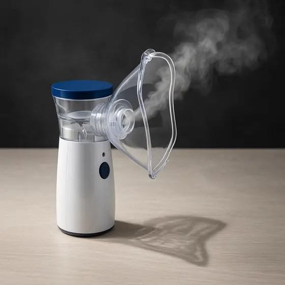 Portable Mesh Nebulizer W-J302 – Quiet, Compact & Fine Mist | One-Button Operation